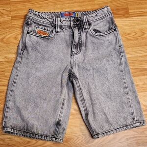 Empyre Black and White Denim Shorts